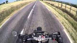 Yamaha 250 WRX acceleration  0100Kmh [upl. by Nodnol405]