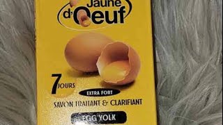 This jaune d Oeuf 7 days extra fort egg yolk bar soap will make you…… [upl. by Dett]