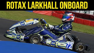 British Kart Championship Onboard  Larkhall Senior Rotax  LN4 [upl. by Dobbins]