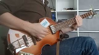 The Beatles  One After 909 Bass Cover [upl. by Hodgkinson]