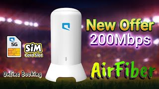 Mobily 200Mbps 5G Airfiber with SiM Card Slot New Offer Online Booking [upl. by Michaeu990]