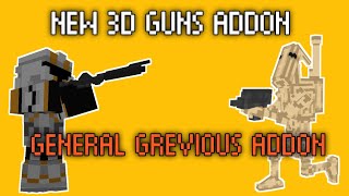 NEW 3D GUN ADDON  GENERAL GREVIOUS  MINECRAFT PE 121 [upl. by Beasley]