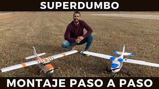 SuperDumbo  Construcción Paso a Paso con Planos Gratis  Avión RC Casero [upl. by Dudden91]