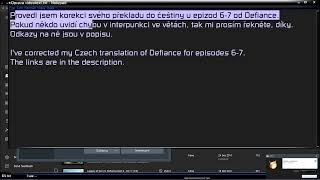 Oprava překladu  Correcting the translation of Defiance  EP 67 CZEN [upl. by Amikehs]