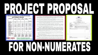 Project proposal for nonnumerates [upl. by Lesoj]