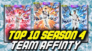 TOP 10 Season 4 FINEST Team Affinity  MLB The Show 24 Diamond Dynasty [upl. by Konopka]