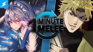 One Minute Melee  Sakuya Izayoi vs Dio Brando [upl. by Annhej]