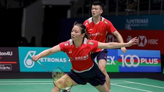 ZhengHuang Vs FerdinansyahWidjaja  BWF Malaysia Open 2023 Mixed Doubles SemiFinals Live Updates [upl. by Conyers983]