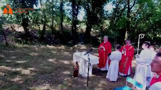 Messe des confirmands  Pélé VTT Route Notre Dame de Rocamadour  46 [upl. by Anivlem]