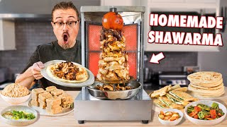 Easy Authentic Shawarma Completely From Scratch [upl. by Berner183]