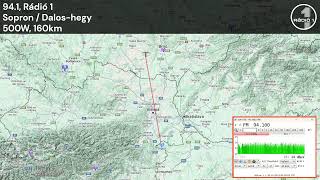 FMDX Radio 1 Sopron 160km 30102022 TROPO [upl. by Isis]