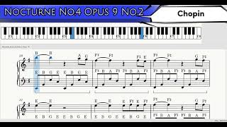 🌏 Nocturne No4 Op9 No 2  Chopin BMCTHEBEST Piano Tutorial [upl. by Topliffe65]