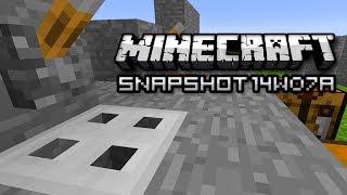 Minecraft Transforming Villagers Remote Keys and More Snapshot 14w07a [upl. by Nahseez318]