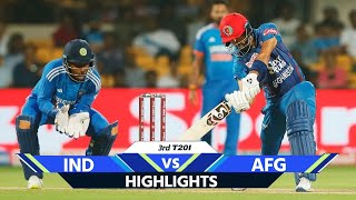 IND vs AFG Today Match Highlights India vs Afghanistan 3rd T20 Match Hindi Highlights [upl. by Attenad]