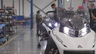 Road to Delivery  Electric Snowmobile Production [upl. by Lletnom]