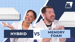 Memory Foam Vs Hybrid Mattresses  Which Is Better For You [upl. by Viguerie]