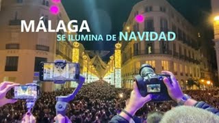 Málaga se ilumina de Navidad [upl. by Birchard936]