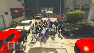 We Did SRT Vs Mustangs In GTA [upl. by Kaycee]