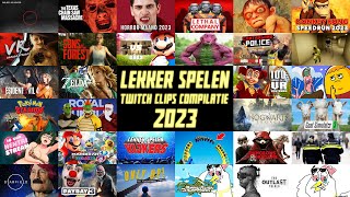 Lekker Spelen Twitch clips compilatie  BEST OF 2023 [upl. by Euqinotna]