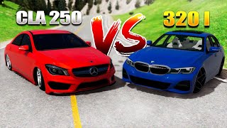 🤔 QUAL É MELHOR   MERCEDES CLA 250 vs BMW 320i  GTA V MODS 🔥 [upl. by Analaj]