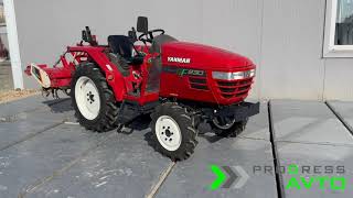 Yanmar AF230 Мини трактор японский с ПСМ Трехточечное сцепное устройство Почвенная фреза 150 см [upl. by Denton]