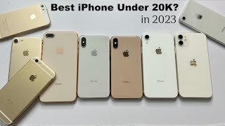 Which iPhone To Buy Under 20K in 2023 iPhone 5s 6s 7 8 X XR XS 11 HINDI [upl. by Ardet]