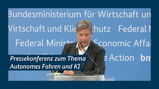 Pressekonferenz zu quotAutonomes Fahren und KI Deutschlands Weg zur Mobilität der Zukunftquot [upl. by Divadnahtanoj191]