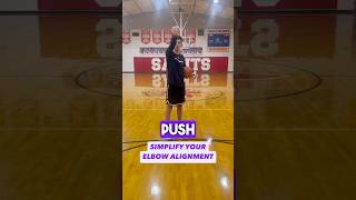 Simplifying Your Elbow Alignment shootingcoach shooting basketballcoach basketball [upl. by Leamsi965]