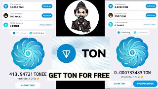 TON Mining Telegram Bot  Earn TON for Free [upl. by Larrej]