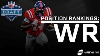 Position Rankings Wide Receiver  PFF [upl. by Isolt]