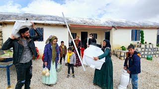 Sanitary facilities in the village Tahmurth and Mehdi installed a sink 🛁🧴for a village house‌ [upl. by Gerald3]