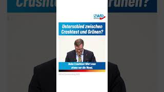 Unterschied zwischen einem Crashtest und den Grünen – Alfred Dannenberg AfD [upl. by Eicarg]