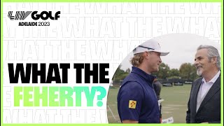 WTF Aussie slang with Feherty  LIV Golf Adelaide [upl. by Tneicniv]