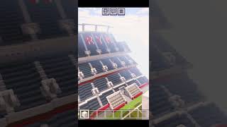 Minecraft football stadium🏟 minecraft shortfeed ytshorts football stadium shorts viralshort [upl. by Flossi]