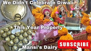 We Didn’t Celebrate Diwali This Year Properly  Mansis Dairy festivalvlog [upl. by Streeter78]