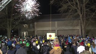 VIDEO 20th annual Pickle Drop held in Mount Olive [upl. by Carpet]