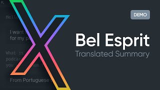 Bel Esprit Audio Translation and Summarization Solution [upl. by Riegel]