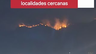 Incendio en bosque del Volcan Popocatepetl e Iztaccihuatl dn México amenaza poblaciones cercanas [upl. by Nhojleahcim]