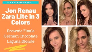 Zara Lite by Jon Renau Wig Review in 3 Colors [upl. by Ariahs]