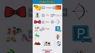 English Homonyms Vocabulary  Same Words Different Meanings Homonyms Examples homonyms [upl. by Ahsakal]