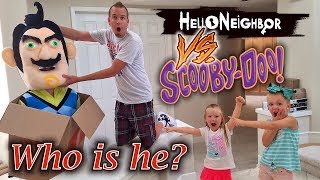 Hello Neighbor in Real Life vs Scooby Doo Mystery Inc Toy Scavenger Hunt with Baldi [upl. by Llerrem202]