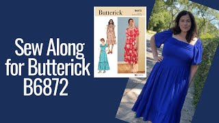 Sew Along for Butterick B6872 [upl. by Leiva]