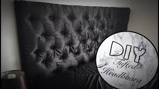 ♡ DIY  Tufted Headboard ♡ [upl. by Pacheco]