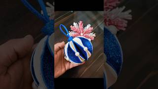 Christmas Ornament with glitter foam sheet  Christmas decoration ideas shorts chritmascraft diy [upl. by Arocet481]