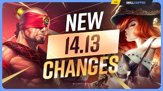 ALL NEW CHANGES for PATCH 1413  League of Legends [upl. by Laerdna]