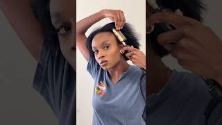 1ST TIME SILK PRESS AT HOME hairstyles naturalhairstyles [upl. by Allemat]