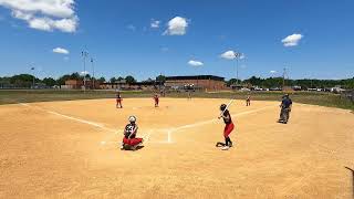 Jersey Outlaws Gold 18U DB Wally vs PA Outlaws Premier Cole 18U [upl. by Ahsenek]