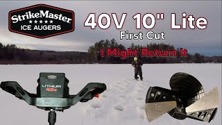 Strikemaster 40V 10quot Lite First Cut and Initial Review May have had a problem with it [upl. by Erminia]