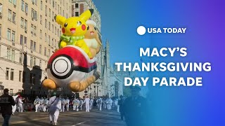 Watch Macys Thanksgiving Day parade kicks off in New York City [upl. by Fernandina]