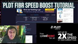 PLDT Home Fibr SPEED BOOST Tutorial  Get faster 2x internet speed for free 2021 [upl. by Neeuq683]